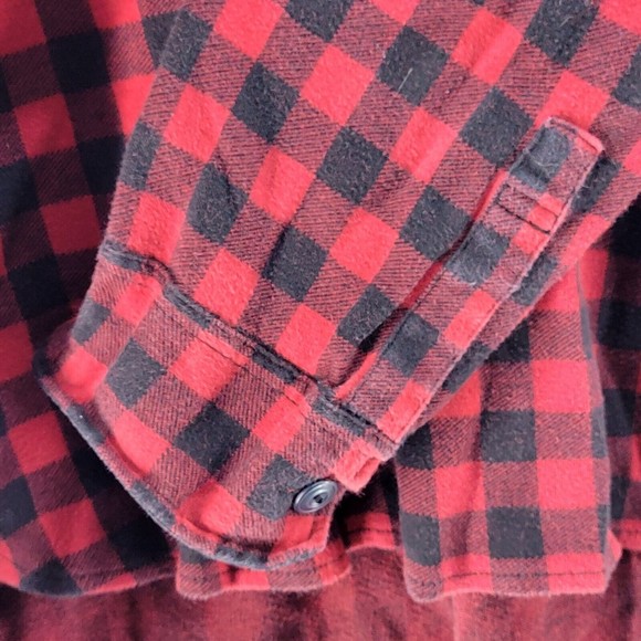 Polo Ralph Lauren Mens Shirt XL Plaid Half Button Up Buffalo Pullover Cotton - Picture 7 of 10